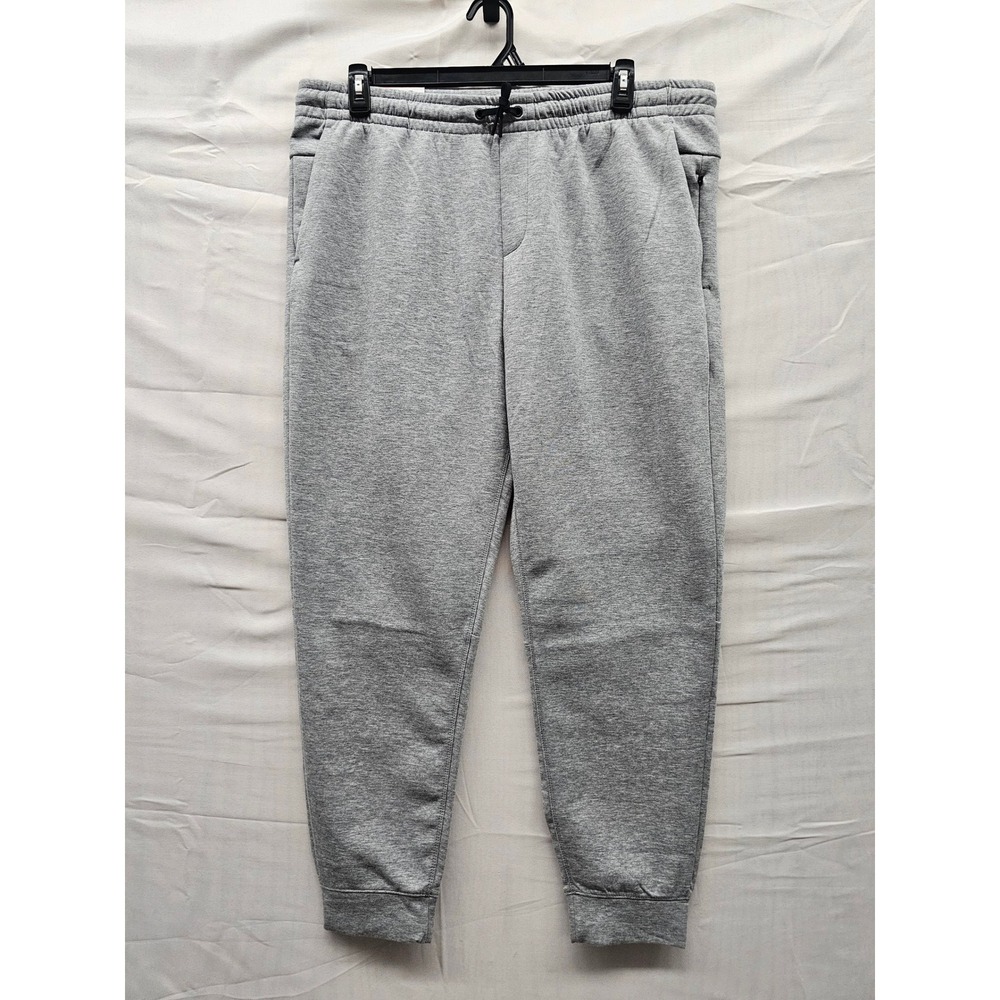 Member's Mark Mens Active Jogger Pants Grey Polyester Blend Athletic Size XL